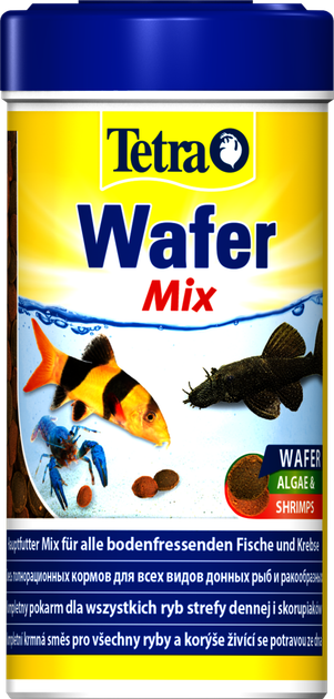 Корм Tetra Wafer Mix для акваріумних донних риб 100мл/48г 140066 - Фото 1 Корм Tetra Wafer Mix для акваріумних донних риб 100мл/48г 140066 - зображення 1