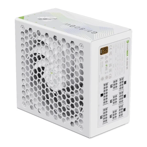 Блок живлення 800 Вт, GameMax GM 800B, White - Фото 9 Блок живлення 800 Вт, GameMax GM 800B, White - зображення 9