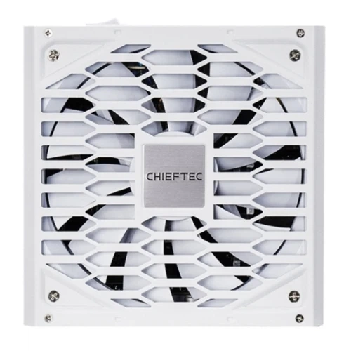 Блок живлення 750 Вт, Chieftec VEGA M, White, модульний, 80+ Gold, 135 мм FDB, 3xMolex / 6xSATA / 1x16-pin / 4x6+2-pin / 2x4+4-pin / 1x20+4-pin, захист AFC/OPP/OTP/OVP/SCP/SIP/UVP/OCP, ATX 12V 3.1 (PPG-750-CW) - изображение 2