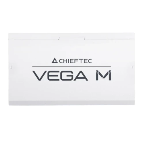Блок живлення 750 Вт, Chieftec VEGA M, White, модульний, 80+ Gold, 135 мм FDB, 3xMolex / 6xSATA / 1x16-pin / 4x6+2-pin / 2x4+4-pin / 1x20+4-pin, захист AFC/OPP/OTP/OVP/SCP/SIP/UVP/OCP, ATX 12V 3.1 (PPG-750-CW) - изображение 4