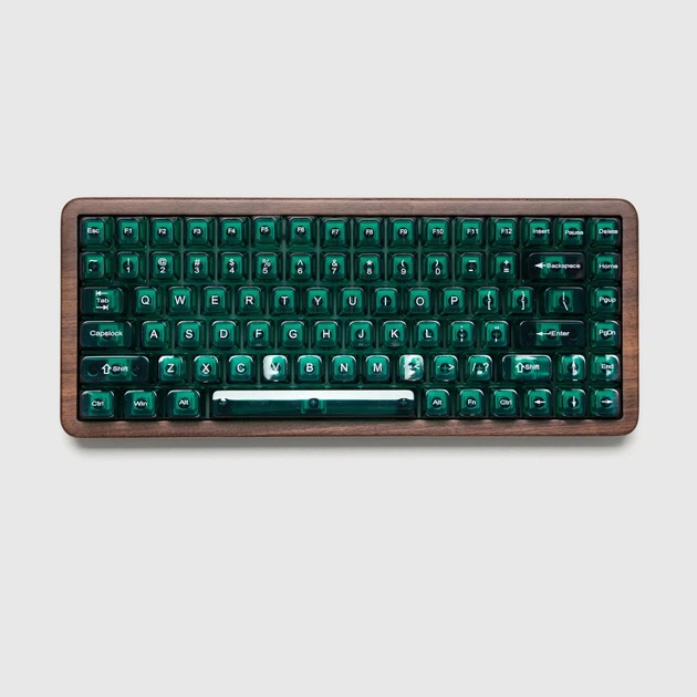WOMIER WD75 V2 QMK/VIA Деревянная механическая клавиатура – фото