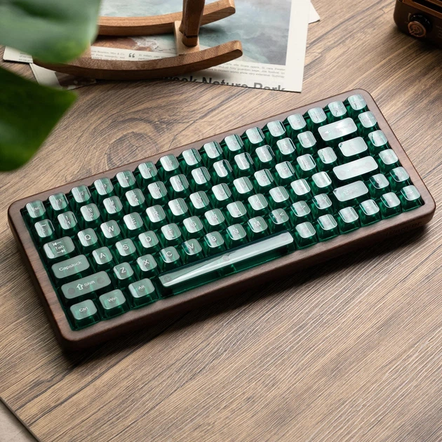 WOMIER WD75 V2 QMK/VIA Деревянная механическая клавиатура – фото