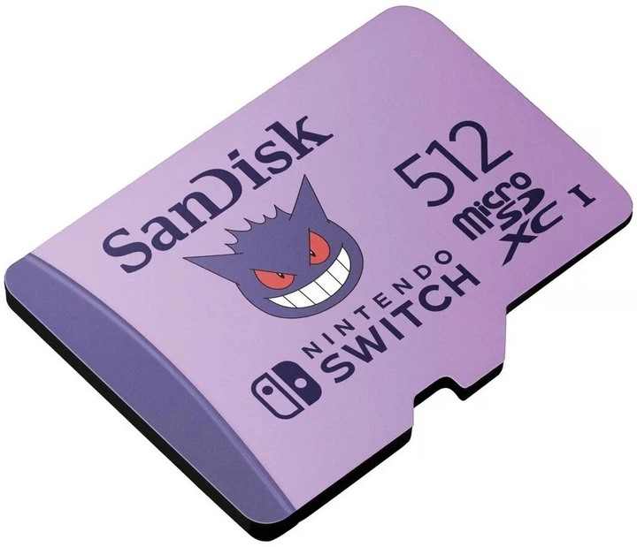 Карта пам'яті SanDisk Pokémon Nintendo Switch microSDXC 512GB UHS-I V30 (SDSQXAO-512G-GN6ZK) - зображення 2