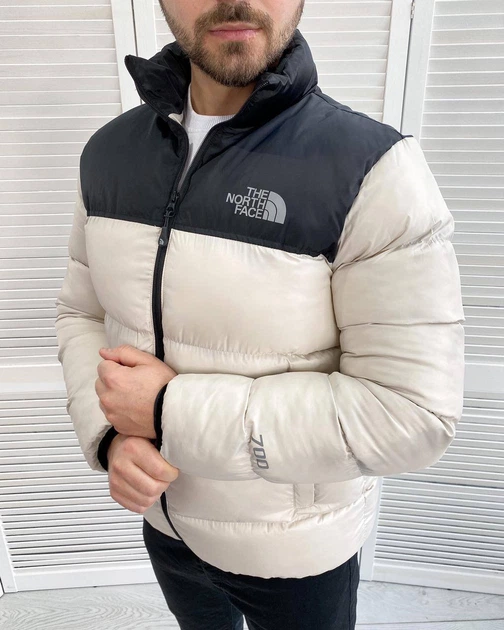 Чоловіча куртка пуховик The North Face 839291 XL бежевий - Фото 5 Чоловіча куртка пуховик The North Face 839291 XL бежевий - зображення 5