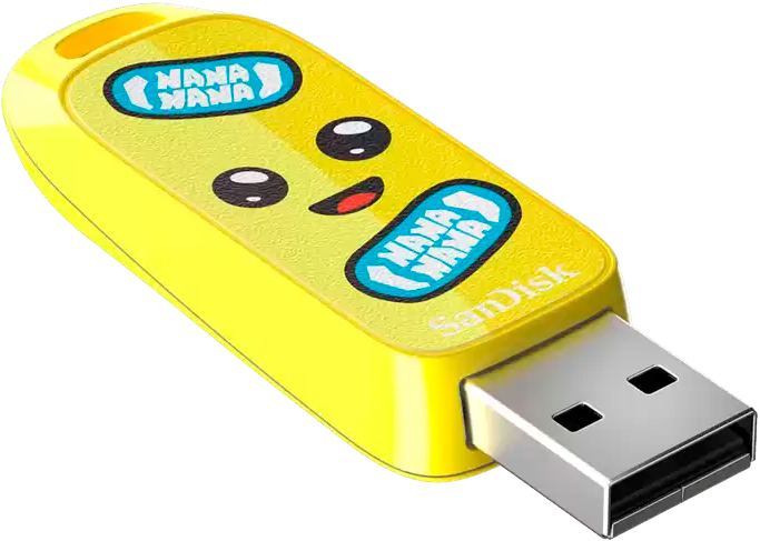 Pendrive SanDisk Fortnite Peely Edition 256GB USB 3.2 Yellow (SDCZIF-256G-G46) - obraz 1