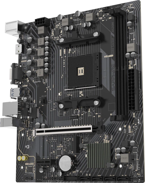 Материнська плата Sapphire A520M-E (sAM4, AMD A520, PCI-Ex16) - зображення 3