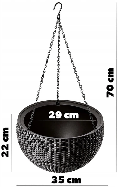 Doniczka wisząca Keter 225160 - obraz 3