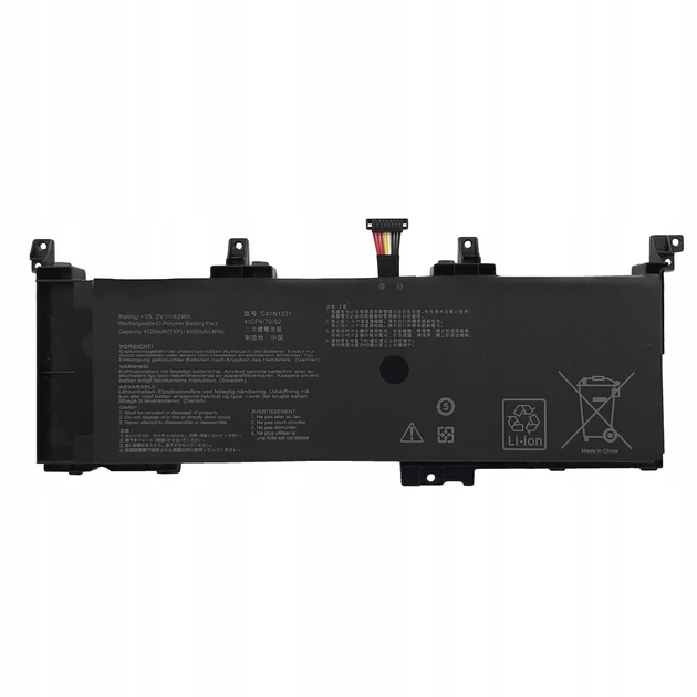 Батарея Altilion Energy C41N1531 сумісний з Asus - Фото 2 Батарея Altilion Energy C41N1531 сумісний з Asus - изображение 2