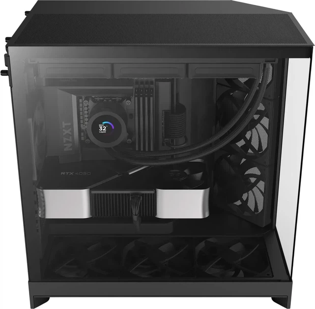Obudowa NZXT H9 Flow 2025 Black (CM-H92FB-01) - obraz 2