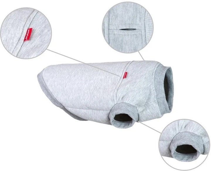 Світшот для собак Amiplay Denver 25 см Сірий (5907563240353) - зображення 2