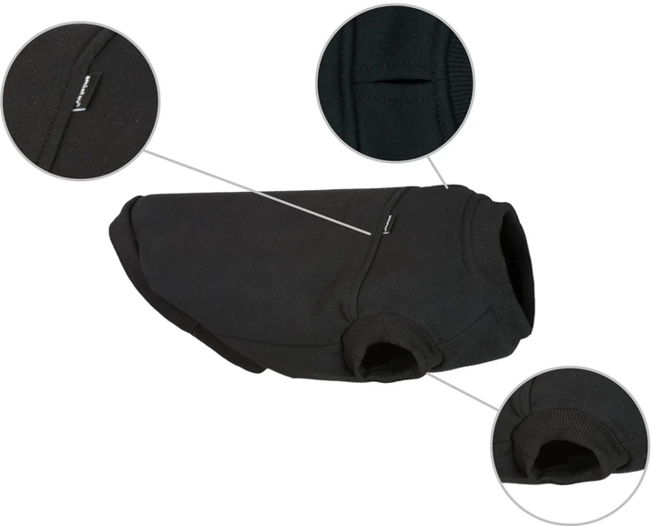 Світшот для собак Amiplay Denver 50 см Чорний (5907563240582) - зображення 2