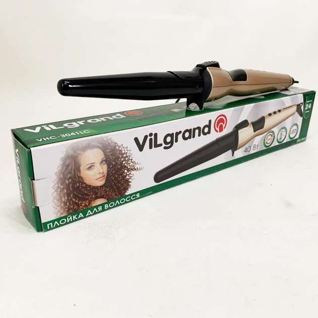 Плойка конусна ViLgrand VHC-3041LC. Колір: золотий 5127985 - зображення 7