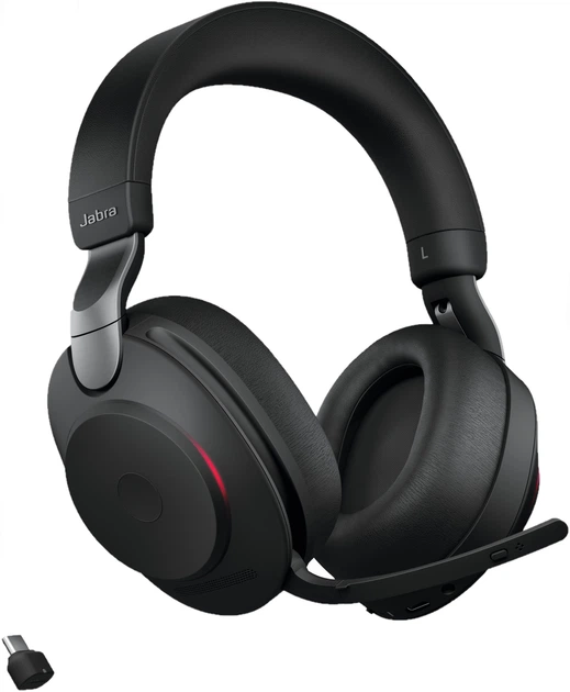 Навушники Jabra Evolve2 85 UC Stereo Link 380c Black (28599-989-889) - зображення 2