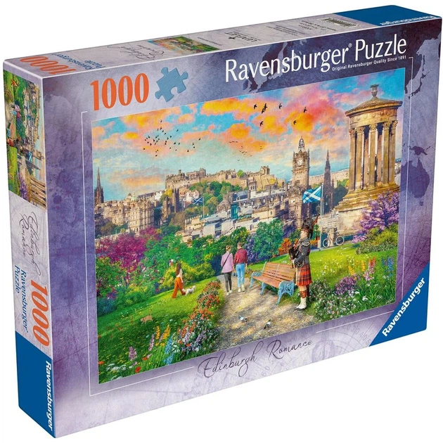 Пазл Ravensburger Edinburgh Romance 1000 елементів 12000248 (4005555002482) - зображення 3