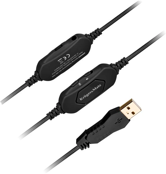 Навушники Kruger & Mat Warrior GH-100 PRO Black (5901890069199) - зображення 5