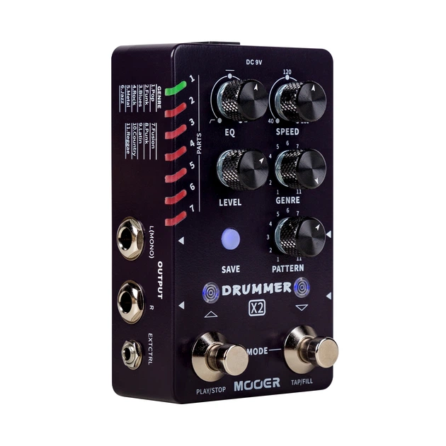 Педаль эффектов MOOER Drummer X2 - изображение 5