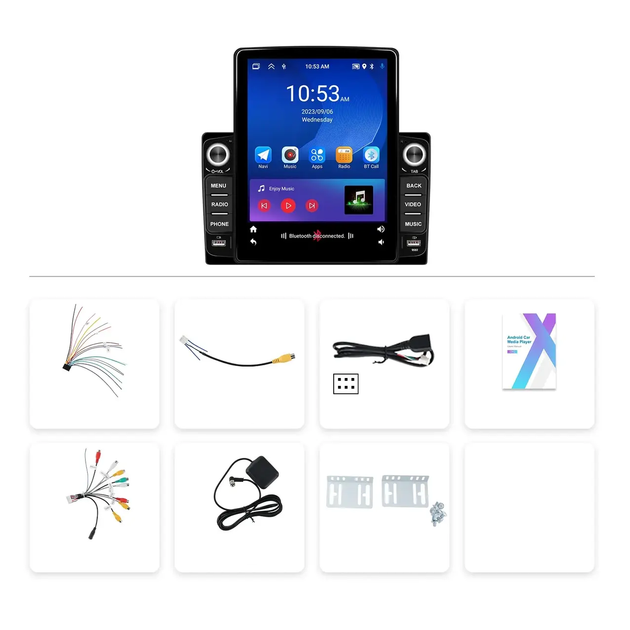 Автомагнитола RIAS 9582A 2DIN 9.5" Экран GPS+Wi-Fi+Bluetooth 4x50W Black (3_07752) - Фото 3 Автомагнитола RIAS 9582A 2DIN 9.5" Экран GPS+Wi-Fi+Bluetooth 4x50W Black (3_07752) - изображение 3