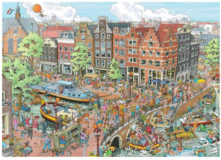 Пазл Ravensburger Fleroux Amsterdam 1000 елементів  12000296 (4005555002963) - зображення 2