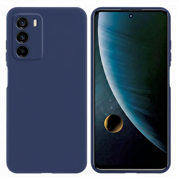 Чехол Fiji Full Soft Premium для ZTE Blade V40 Vita противоударный бампер с микрофиброй Dark Blue - Фото 2 Чехол Fiji Full Soft Premium для ZTE Blade V40 Vita противоударный бампер с микрофиброй Dark Blue - изображение 2
