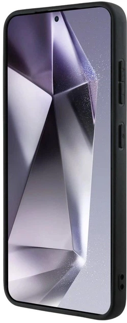 Etui Karl Lagerfeld Leather Monogram Pin Logo Karl Head do Samsung Galaxy S25 Black (3666339449797) - obraz 7