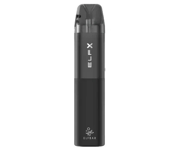 Многоразовая POD-система Elf Bar ELFX 1000 mAh Под Эльф Бар до 30 Вт два картриджа 0.6Ω и 0.8Ω 3 мл Type-C электронка чёрная - изображение 3