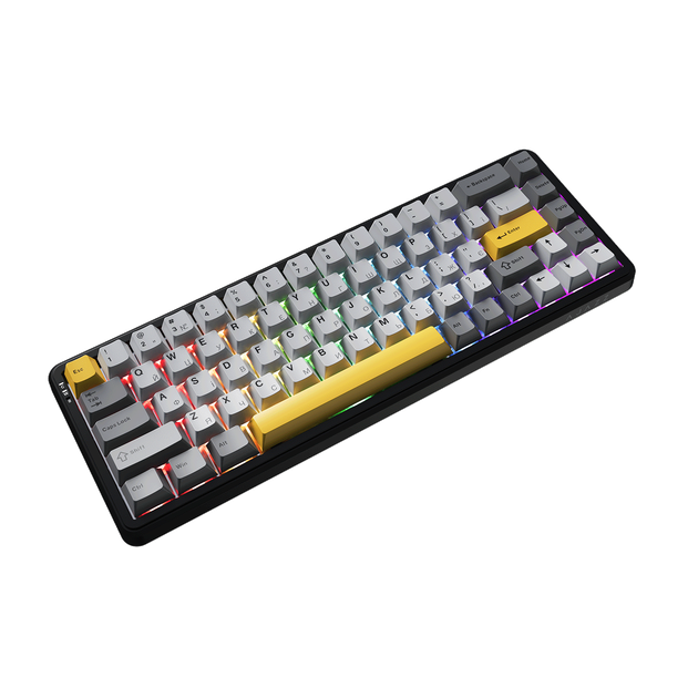 Клавиатура механическая беспроводная Ajazz AK680 MAX (8+8K) Magnetic Switch RGB Wireless/BT/USB Black - изображение 2