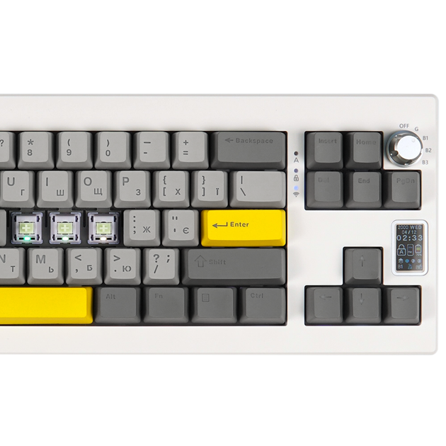 Клавіатура механічна бездротова EPOMAKER Shadow-X Wisteria Linear White (SHX-W-WL) (SHX-W-WL) - Фото 6 Клавіатура механічна бездротова EPOMAKER Shadow-X Wisteria Linear White (SHX-W-WL) (SHX-W-WL) - изображение 6