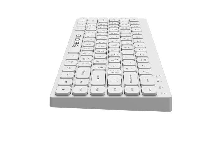 Клавіатура OfficePro SK955W Wireless/Bluetooth White (SK955W) - зображення 6