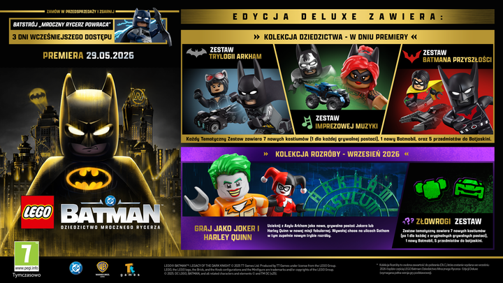 Gra PS5 LEGO Batman: Dziedzictwo Mrocznego Rycerza Edycja Deluxe (Blu-ray płyta) (5051895419625) - obraz 3