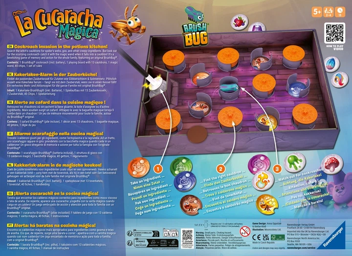Gra Ravensburger La Cucaracha Magica (4005556248346) - obraz 3