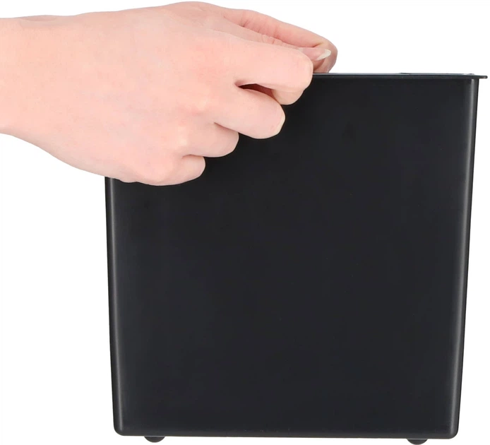 Donica na kwiaty z wkładem Kadax Masiera 19 cm Czarna (K4225) - obraz 4