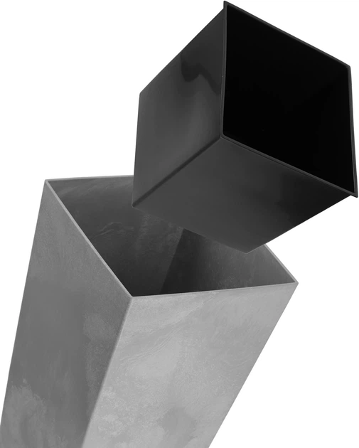 Donica ogrodowa Kadax Pesaro 19 cm Szary beton (K9928) - obraz 3