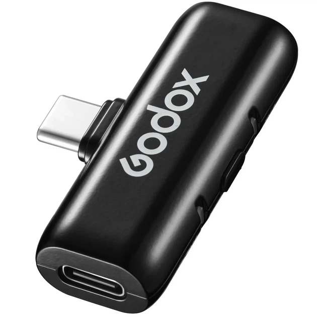 Беспроводной микрофон Godox WES2 Kit1 USB-C с интеллектуальным шумоподавлением для блоггера и TikTok - изображение 3