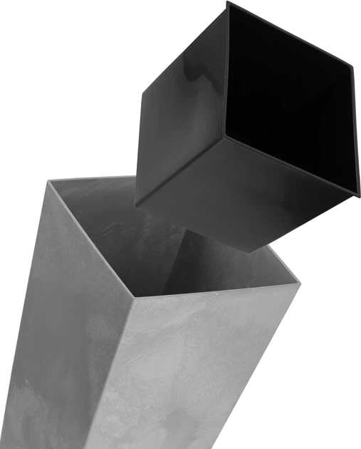 Donica ogrodowa Kadax Pesaro 25 cm Szary beton (K9929) - obraz 5