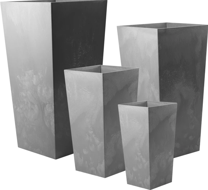 Donica ogrodowa Kadax Pesaro 25 cm Szary beton (K9929) - obraz 6