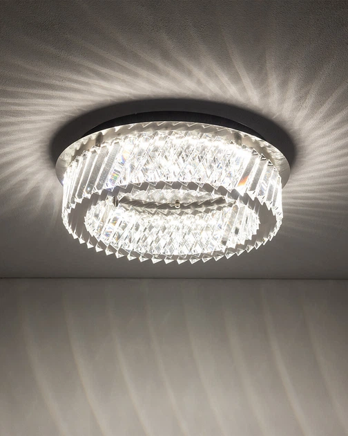 Стельовий світильник Nowodvorski Luxora 11708 LED 3000K 20W 1800Lm хром - изображение 2