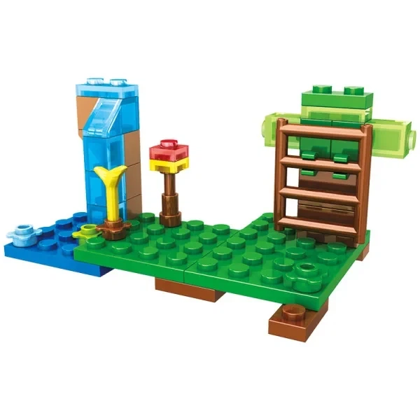 Конструктор Minecraft SJ82007 Битва на скелі 231 деталей Майнкрафт MineWorld My World - зображення 8