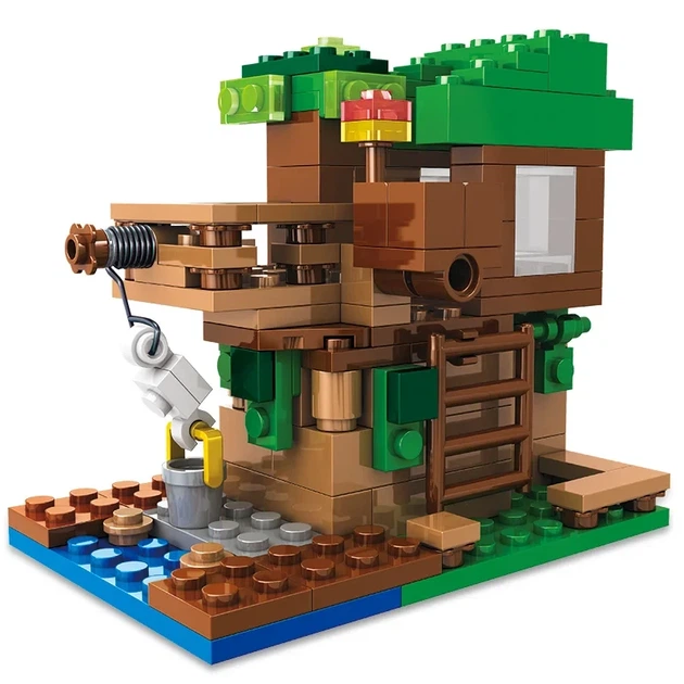 Конструктор Minecraft SJ81004 Будинок на дереві 178 деталей Майнкрафт MineWorld My World - Фото 3 Конструктор Minecraft SJ81004 Будинок на дереві 178 деталей Майнкрафт MineWorld My World - зображення 3