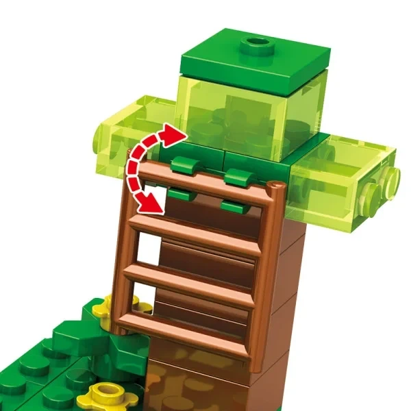 Конструктор Minecraft SJ8801 Дом на дереве 379 деталей Майнкрафт MineWorld My World - изображение 4