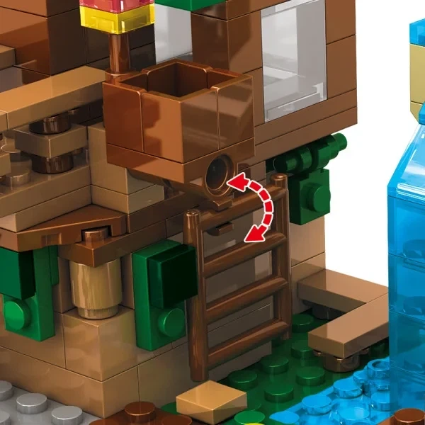Конструктор Minecraft SJ8801 Дом на дереве 379 деталей Майнкрафт MineWorld My World - изображение 5