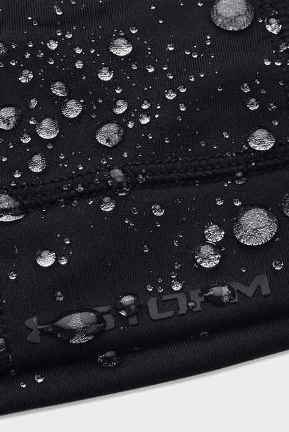 Мужская шапка UA Storm Launch Beanie Under Armour спортивная компрессионная черного цвета размер one size - изображение 2