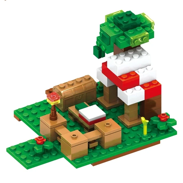 Конструктор Minecraft SJ8802 Селище 6 в 1 569 деталей Майнкрафт MineWorld My World - Фото 8 Конструктор Minecraft SJ8802 Селище 6 в 1 569 деталей Майнкрафт MineWorld My World - зображення 8