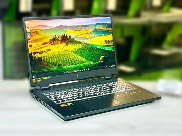 Игровой ноутбук Acer Nitro 17 AN17-41 / 17.3" (2560x1440) IPS / AMD Ryzen 7 7840HS (8 (16) ядер по 3.8 - 5.1 GHz) / 16 GB DDR5 / 512 GB SSD M.2 / nVidia GeForce RTX 4060, 8 GB GDDR6, 128-bit / WebCam / Win 11 Home б/у - Фото 3 Игровой ноутбук Acer Nitro 17 AN17-41 / 17.3" (2560x1440) IPS / AMD Ryzen 7 7840HS (8 (16) ядер по 3.8 - 5.1 GHz) / 16 GB DDR5 / 512 GB SSD M.2 / nVidia GeForce RTX 4060, 8 GB GDDR6, 128-bit / WebCam / Win 11 Home б/у - изображение 3