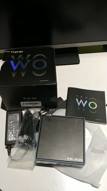 Неттоп Peladn Trycoo WO4 USFF / AMD Ryzen 5 5500U (6 (12) ядер по 2.1 - 4.0 GHz) / 32 GB DDR4 / 256 GB SSD / AMD RX Vega 7 / USB 3.1 / Wi-Fi / Bluetooth / Блок питания в комплекте б/у - изображение 5