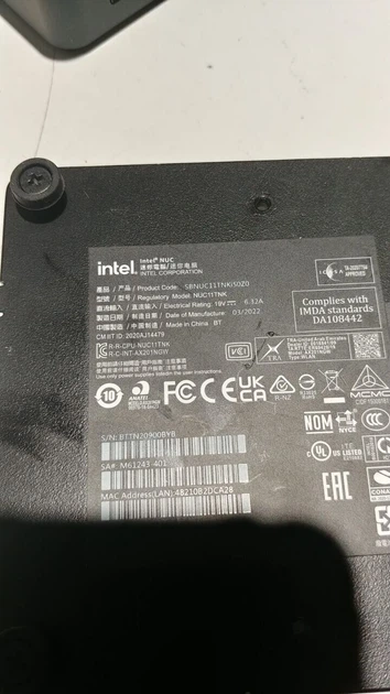 Неттоп Б-класс Intel NUC 11TNBi5 USFF / Intel Core i5-1135G7 (4 (8) ядра по 2.4 - 4.2 GHz) / 8 GB DDR4 / 128 GB SSD / Intel Xe Graphics / USB 3.1 / Wi-Fi / Bluetooth / HDMI / Блок питания в комплекте б/у - изображение 11
