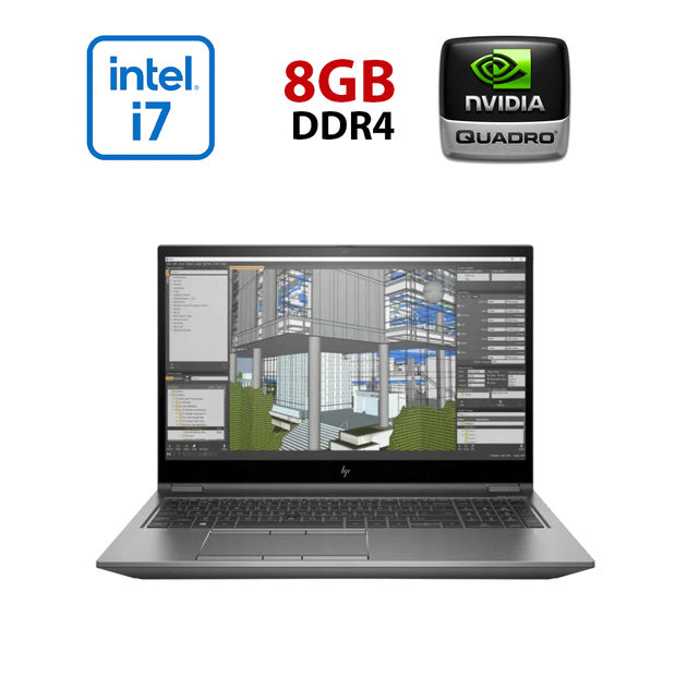 Мобільна робоча станція HP ZBook Fury 15 G7 / 15,6" (1920x1080) IPS / Intel Core i7-10750H (6 (12) ядер по 2,6 - 5,0 ГГц) / 8 ГБ DDR4 / 240 ГБ SSD / nVidia Quadro T2000 Max-Q, 4 ГБ GDDR6, 128-біт / WebCam б/в - Фото 1 Мобільна робоча станція HP ZBook Fury 15 G7 / 15,6" (1920x1080) IPS / Intel Core i7-10750H (6 (12) ядер по 2,6 - 5,0 ГГц) / 8 ГБ DDR4 / 240 ГБ SSD / nVidia Quadro T2000 Max-Q, 4 ГБ GDDR6, 128-біт / WebCam б/в - зображення 1