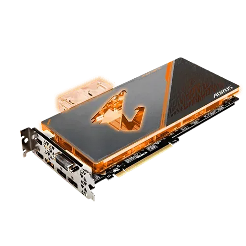 Дискретная видеокарта Gigabyte GeForce GTX 1080 Ti Aorus Waterforce WB Xtreme Edition, 11 GB GDDR5X, 352-bit / 1x DVI, 1x HDMI, 3x DisplayPort / (GV-N108TAORUSX WB-11GD) б/в - зображення 2