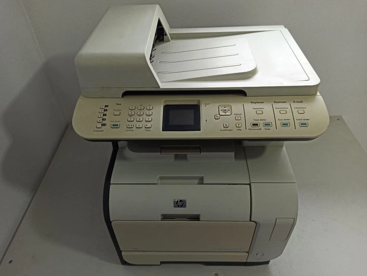 МФУ HP Color LaserJet CM2320nf Multifunction Printer / Лазерная цветная печать / 600x600 dpi / A4 / 20 стр/мин / USB 2.0, RJ-45, RJ-11 / Кабели в комплекте б/у - изображение 2
