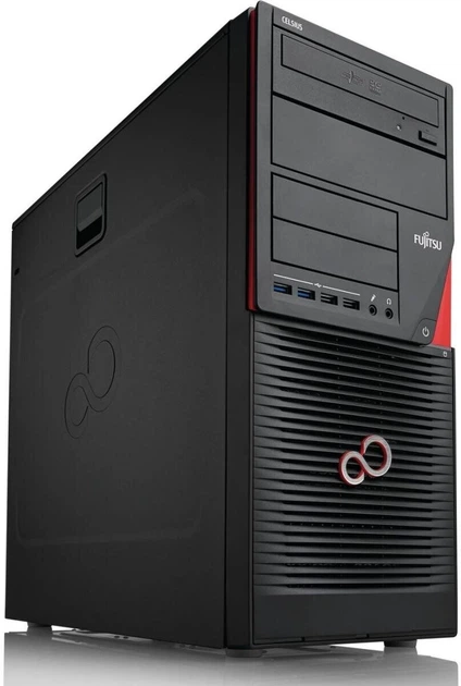 Рабочая станция Fujitsu Celsius W550 Tower / Intel Xeon E3-1275 v5 (4 (8) ядра по 3.6 - 4.0 GHz) / 32 GB DDR4 / 512 GB SSD / nVidia Quadro P2000, 5 GB GDDR5, 160-bit б/у - изображение 2