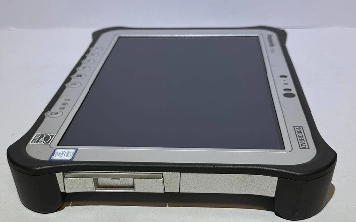 Захищений планшет Panasonic Toughpad FZ-G1 / 10,1" (1920x1200) IPS Touch / Intel Core i5-7300U (2 (4) ядра по 2,6 - 3,5 ГГц) / 8 ГБ DDR3 / 256 ГБ SSD / Intel HD Graphics 620 / WebCam / Win 11 Pro б/в - Фото 5 Захищений планшет Panasonic Toughpad FZ-G1 / 10,1" (1920x1200) IPS Touch / Intel Core i5-7300U (2 (4) ядра по 2,6 - 3,5 ГГц) / 8 ГБ DDR3 / 256 ГБ SSD / Intel HD Graphics 620 / WebCam / Win 11 Pro б/в - зображення 5